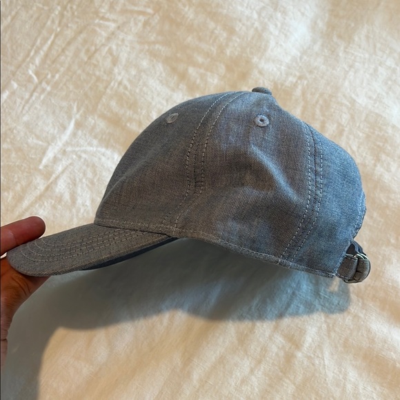 Lacoste Denim Blue Cap with Embroidered Logo - Picture 7 of 9